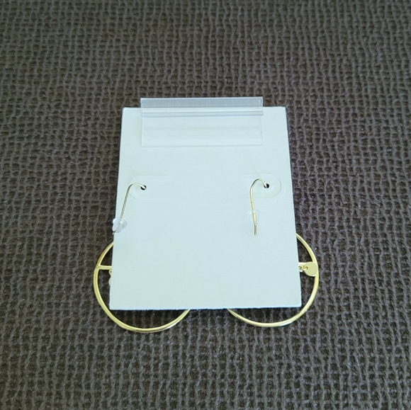 Stella Rose🌹Open Circle⭕ w/Discs📀 Earrings - Picture 12 of 13